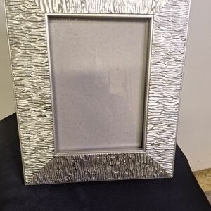 Silver Textured Photo Frame 8"X 10"